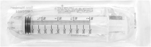 BRANDZIG 10ml 100 Pack Luer Lock Syringe (No Needle) - Sterile, Individually Wrapped - - for Professional & Personal