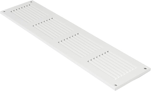 Vent Systems 16'' x 4'' Inch White Air Vent Cover, Metal Air Return Grill with Pest Guard Screen