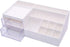 Granvela Desk Organizer with Drawers for Home and Office, Divided Makeup Storage Box