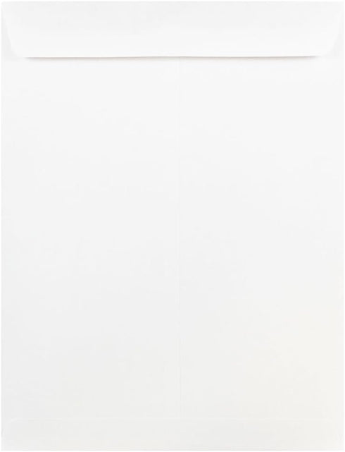 JAM PAPER 9 x 12 Open End Catalog Commercial Envelopes - 50/Pack - White