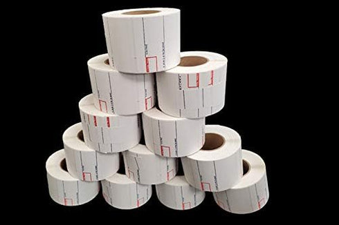 CAS SCALE LABEL, ALL MADE in USA, ALL DIFFERENT SIZES (12 Rolls, 8020)