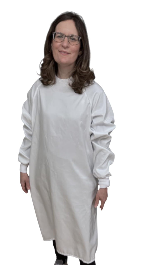 keebomed (10, Reusable Isolation Gowns - Staff Protection for Hospital, Doctor's Office Isolation Gowns - Latex-Free