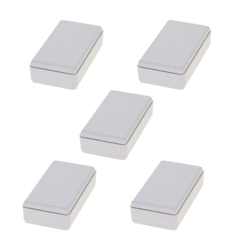 Fielect 5Pcs ABS Plastic Electronic Junction Box, Dustproof Project Case Enclosure, 1.89" x 1.06" x 0.55"
