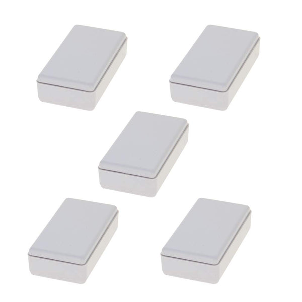 Fielect 5Pcs ABS Plastic Electronic Junction Box, Dustproof Project Case Enclosure, 1.89" x 1.06" x 0.55"