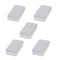 Fielect 5Pcs ABS Plastic Electronic Junction Box, Dustproof Project Case Enclosure, 1.89" x 1.06" x 0.55"