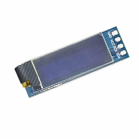 Senzooe 10pcs 0.91 inch SSD1306 128x32 3.3V~5V OLED Display Module LED DC Display Module LCD Screen Driver OLED (Blue)