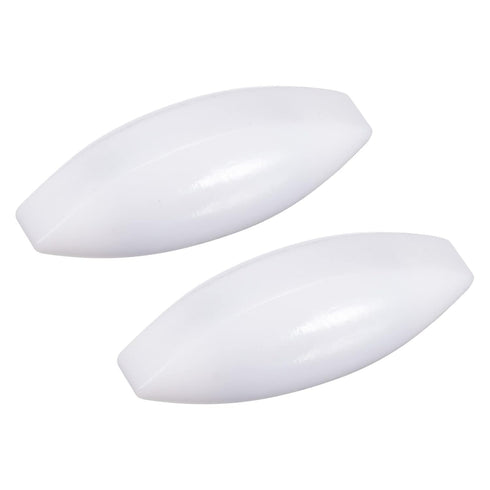 MECCANIXITY 2Pcs Olive Shape Magnetic Stirrer Mixer Stir Bar Rod 45mm(1.77") x15mm Coating for Laboratory