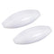MECCANIXITY 2Pcs Olive Shape Magnetic Stirrer Mixer Stir Bar Rod 45mm(1.77") x15mm Coating for Laboratory
