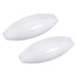 MECCANIXITY 2Pcs Olive Shape Magnetic Stirrer Mixer Stir Bar Rod 45mm(1.77") x15mm Coating for Laboratory