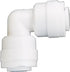 Push to Connect Fitting 1/4“ to 1/4” O.D. Elbow Union Quick Connector for RO Water Filter, 10pcs