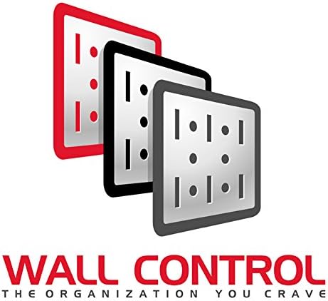 Wall Control KT-200-DLX Blue Slotted Metal Pegboard Hook Kit, Deluxe Assortment for Storage & Organization, 50 lbs