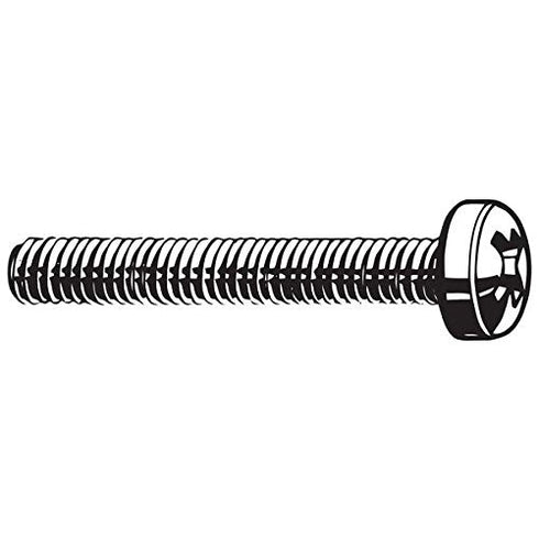FABORY M6-1.0 x 50 mm. Raised Cheese Head Phillips Machine Screw, 50 pk.