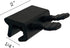 NU-SET Lock | Sliding Window Lock | Thumb Screw Window Lock for Home Security | Improvement & Door Hardware, Black