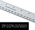 Ludwig Precision Aluminum Straight Edge Ruler, 12-INCH, Silver