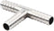 Beduan Stainless Steel 5/16" Hose Barb, 3 Way Tee T Shape Barbed Co2 Splitter Fitting