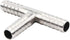 Beduan Stainless Steel 5/16" Hose Barb, 3 Way Tee T Shape Barbed Co2 Splitter Fitting