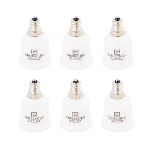 E12 to E26 Adapter Candelabra to Medium E26 Bulb Base Adapter, Chandelier