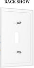 Sturin 1 3X5 Elegant Zebra Wall Plate Light Switch Cover Gang Single Toggle Toggle Switch Art Plates