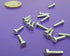 K-mac 18-8 M2.5 .45 mm 10 mm 200 Zinc Plated Stainless Steel Cheese Head Slotted Machine Screws, FT, x Thread Size x