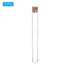 PATIKIL 15ml Plastic Test Tubes with Cork Stoppers, 5Pcs for Scientific Party Decoration, Clear