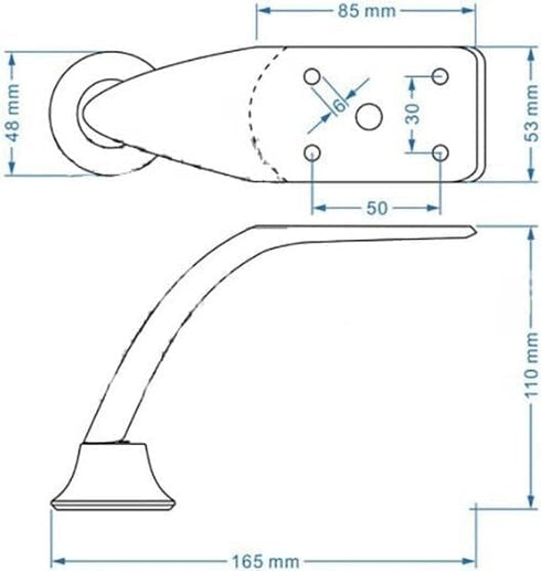 LBAawxe 4 Pack 110MM Furniture Legs Metal Table Legs Replacement Support Legs for Coffee Table, Sofa, TV Stand, Etc.