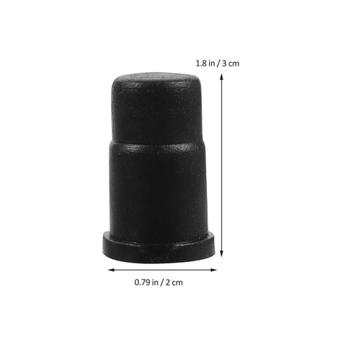 SEWCHICS 35pcs 19x32mm Small Stem Caster Sleeves Insert Caps Wheel Socket Replacement for Furniture Casters Compatible