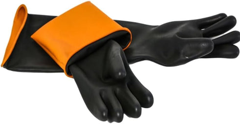 DYKWSWYX 55CM 1 Extended Arm Brewing Gloves - Durable Plastic, Chemically Resistant for Home Brewing, Winemaking