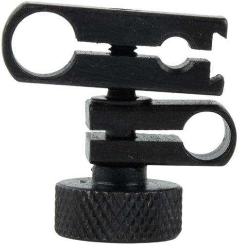 Drivstraw 4mm 6mm 8mm Metal Dovetail Clamp for Dial Indicator, Indicator Holding Mount with Aperture, Compatible