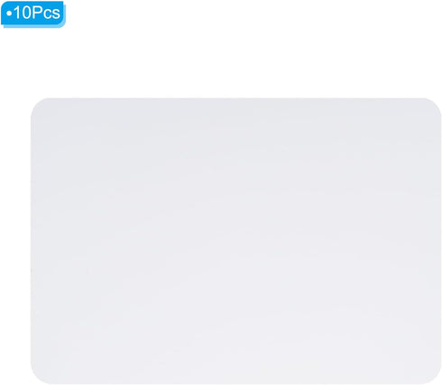 PATIKIL Magnetic Dry Erase Whiteboard Paper, 10 Pcs 8" x 6" Adhesive Stickers - Round Angle Side for Fridge Office
