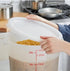 Generic 12, 18, 22 Choice Translucent Round Polypropylene Food Storage Container Lid, for and Qt. Containers