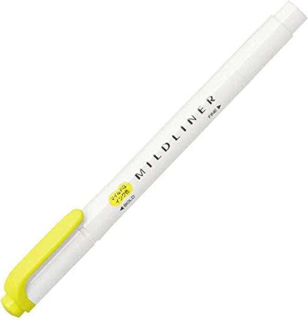 Zebra Mildliner WKT7-MLY Highlighter in Mild Lemon Yellow