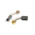 uxcell 5 Pairs Motor Carbon Brushes, 15mm x 10mm x 6mm for Power Tool