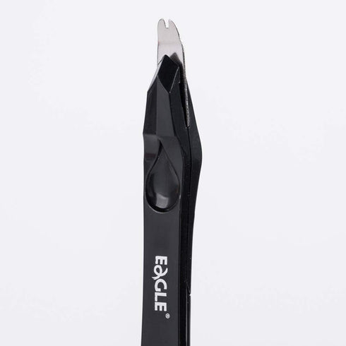 Eagle Staple Remover, Push-Style Staple Puller with Built-in Letter Opener, 3-Pack, Black