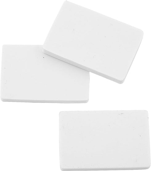 White Erasers, 24 Pieces