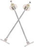 jojofuny 2pcs Kitchen Cabinet Hinge Support for Flap Doors Iron Drop Leaf