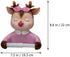 Holibanna Cartoon Toilet Paper Holder Wall-Mounted Tissue Rack Decorative Bathroom Storage Shelf Cute Deer Design