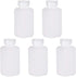 uxcell 100ml/3.4oz Plastic Lab Chemical Reagent Bottle, Wide Mouth Sample Sealing Liquid/Solid Storage Bottles, White