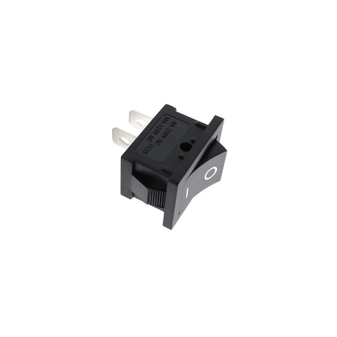 15 Pcs AC 6A/250V 10A/125V Mini Boat Rocker Switch, SPST On/Off Round Toggle 2 Pin Snap