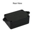 Junction Box Waterproof IP65 ABS Plastic Electric Project Enclosure Black with Fixed Ear (Pack of 2) 3.26"x 2.28"x 1.29"