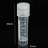 100pcs 2ml Graduated Plastic Cryovial Cryogenic Vial Tube Self Standing with Cap