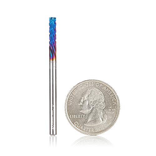 Amana Tool - 46260-K Solid Carbide CNC Spektra Extreme Tool Life Coated Spiral Carbon Grap