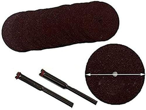 100+2 Cut Off Wheels Disc for Dremel 409, 15/16" Rotary Tool Mandrel 401, 1/8" for Dremel 3000 4000 3/34