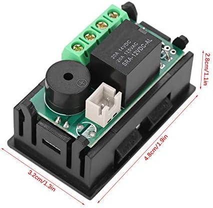 Digital Display Microcomputer Thermostat, DC12V Temperature Controller Switch with Sensor