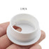 HAHIYO 2Pcs 1.5Inch/38mm White ABS Plastic U-Shaped Desk Grommet, Wire Management Cord Hole Cover