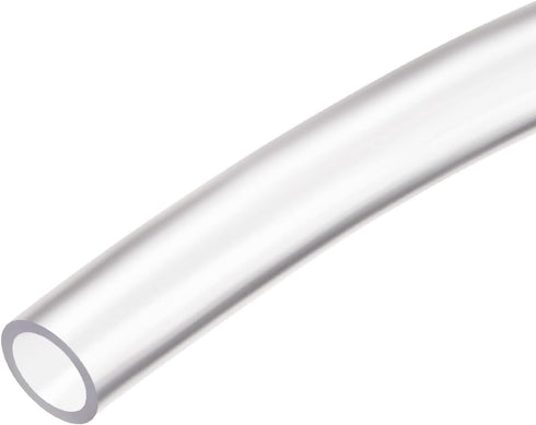 DMiotech 8mm ID 10mm OD Clear PVC Tube, Flexible Transparent Hose for Water, Air, Oil Tube, 3.28ft Length