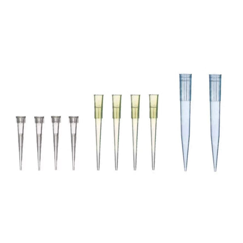 Laboratory Universal Pipette Tips Set with Racks: 10 µl, 200 µl, and 1000 µl