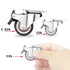 1.5 Inch Caster Wheels for Small Furniture, Heavy Duty Casters Set of 4 with Brakes