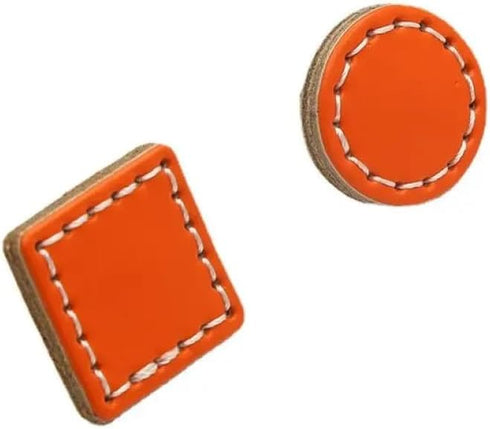 NevStp Hand-sewn Leather Buckle Handle Kitchen Handles Door Pulls Cabinet Knobs Door Shoe Cabinet Bedside Cabinet