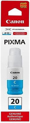 Canon GI-20 Cyan Ink Bottle Compatible with PIXMA G6020 and G5020 MegaTank Printers