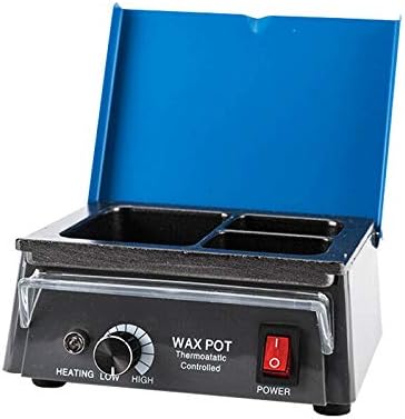 Dental Analog Wax Heater Warmer Pot JT-15 Lab Equipment in Black and Blue